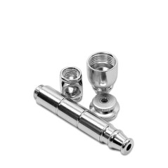 Metal Pibe – Sølv – 8,5 cm – Kompakt & Diskret