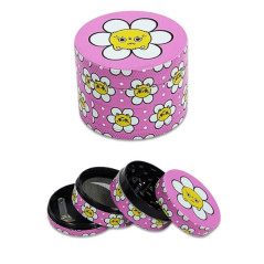 Pink Flower Grinder  4 delt  50mm