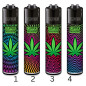 Classic Clipper Lighter Neon Leaf 2
