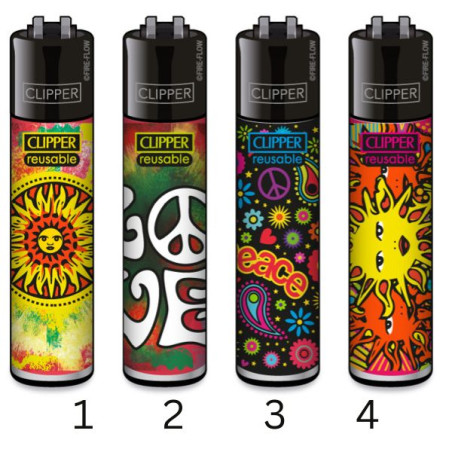 Classic Clipper Lighter Hippie Vibes