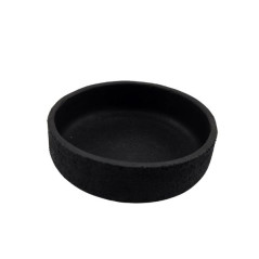 Læder Mixeskål Rund Sort