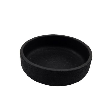 Læder Mixeskål Rund Sort