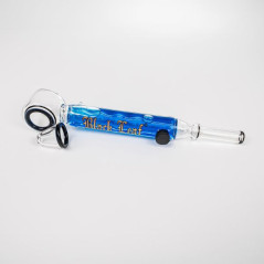 Black Leaf Kølepibe i Glas – 15 cm