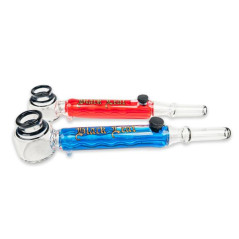 Black Leaf Kølepibe i Glas – 15 cm