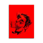 Poser 40mm X 40mm Red Devil