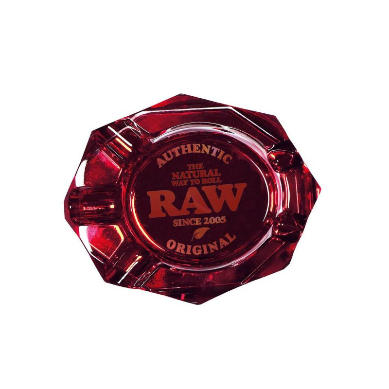 RAW Ruby Red askebæger i glas RAW Ruby Red askebæger i glas