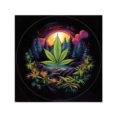Klistermærke Grøn Cannabis
