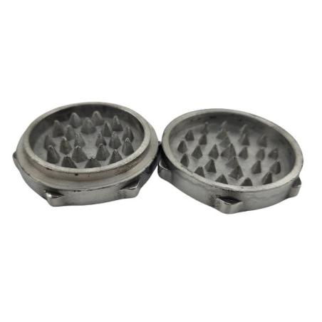 Metal Grinder – 55 mm – 2 Delt – Sølv