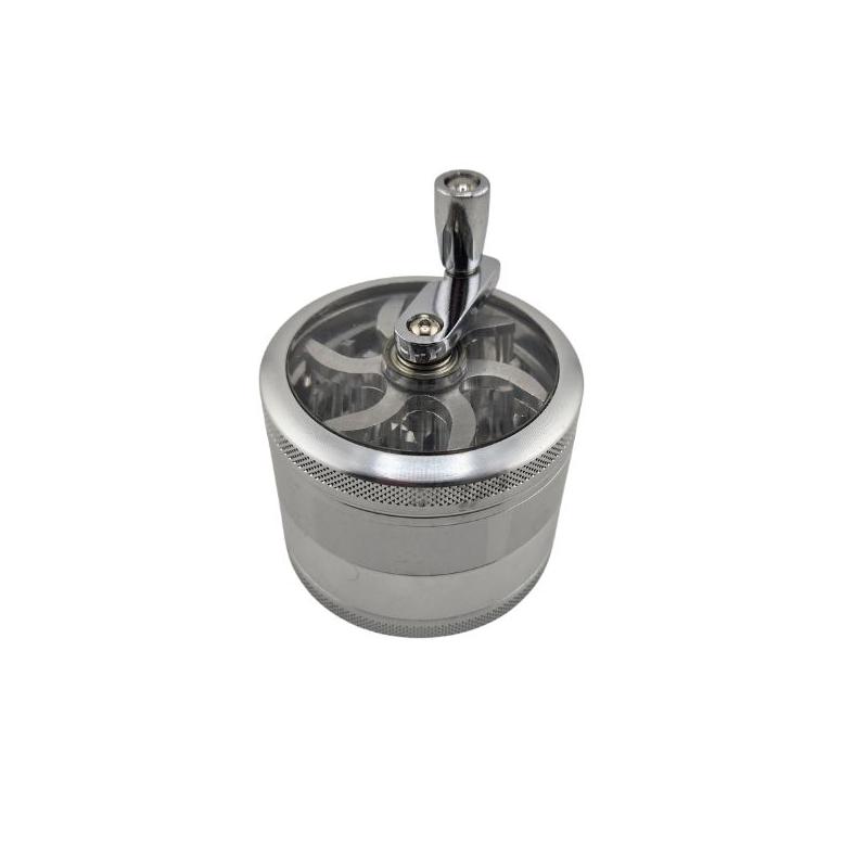 Metal Grinder – 60 mm – 4 Delt – Med Håndtag