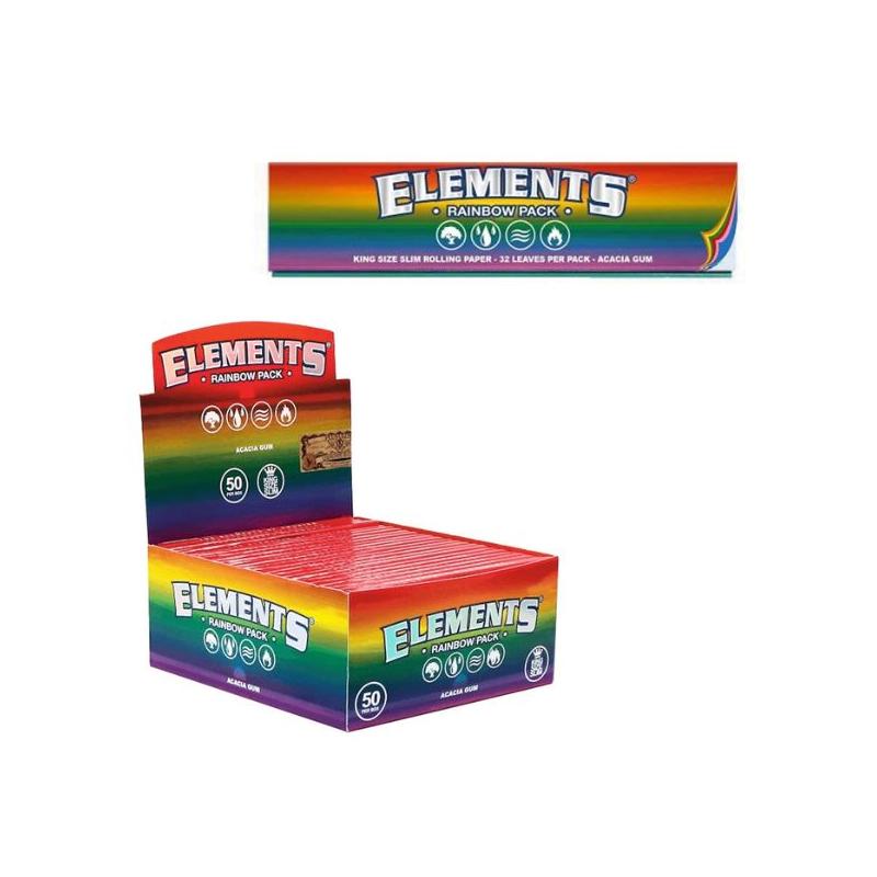 Elements Rainbow Papir King Size Slim