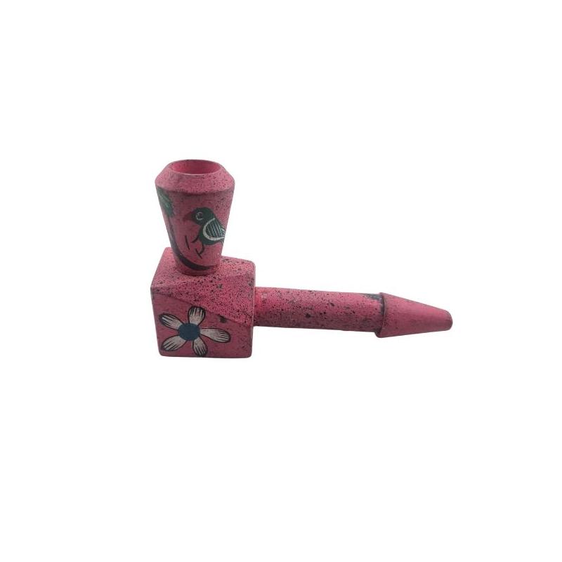 Træ Pibe Pink A 11cm