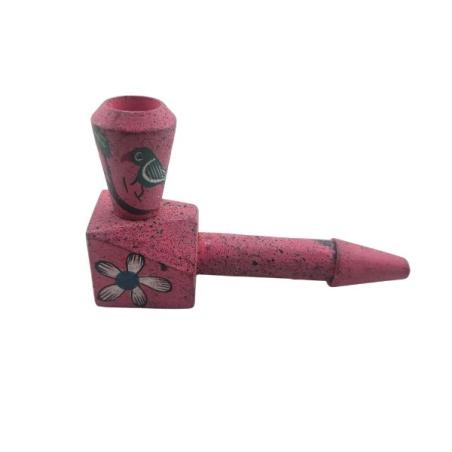 Træ Pibe Pink A 11cm