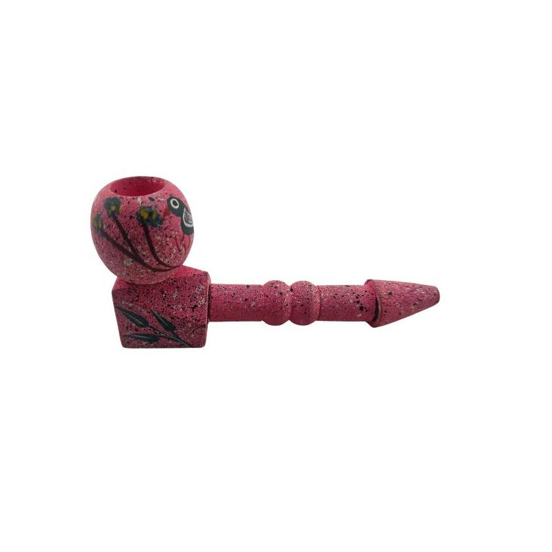 Træ Pibe Pink 11cm