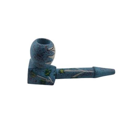 Træ Pibe Blå 11cm
