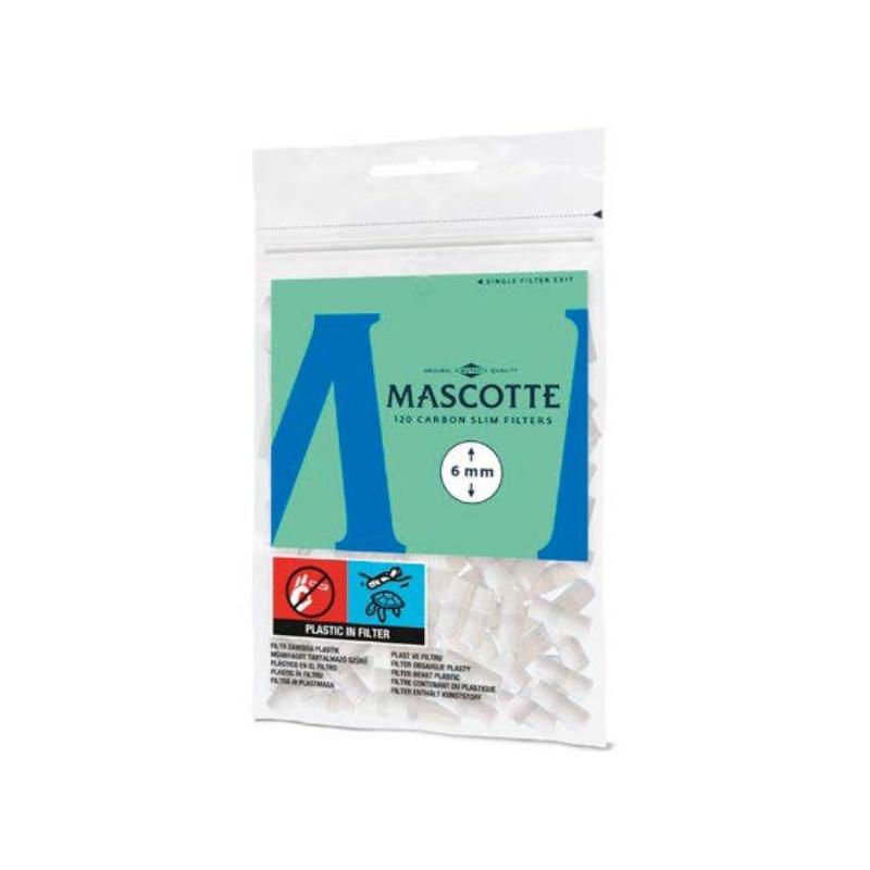 Mascotte Carbon Filters Slim 6 mm – Aktivt Kul