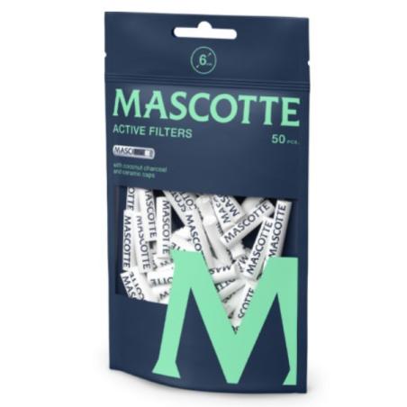 Mascotte Active Kulfilter – Slim 6 mm – 50 stk