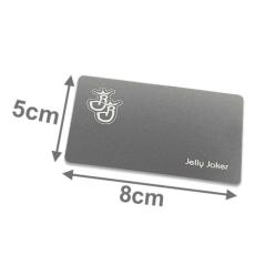 Metal Kort Jelly Joker 8x5 cm