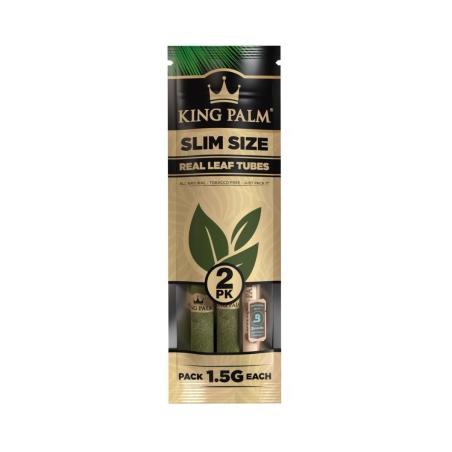 King Palm 2 Slim Rolls Natural