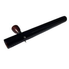 Læder Tjubang Gert Sort 44cm