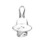 Carb Cap Cyclone 34mm Klar Glas