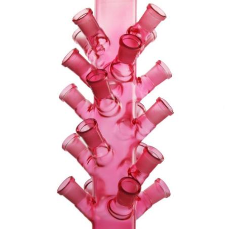Glas Display Stand Bonghoveder 18,8mm GRÅ