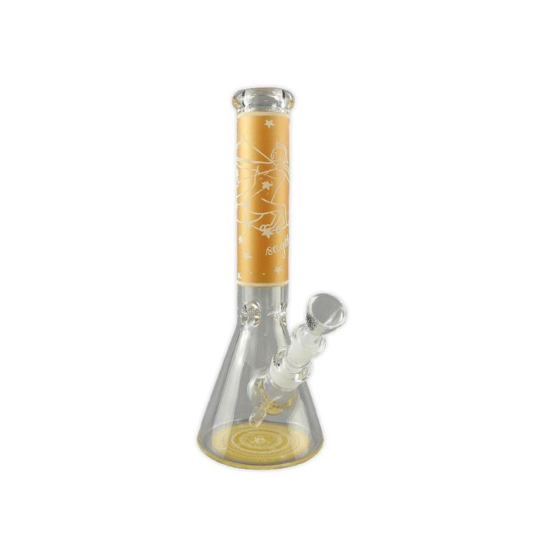 Zodiac Yellow – Glow in the Dark Glas Bong 35 cm