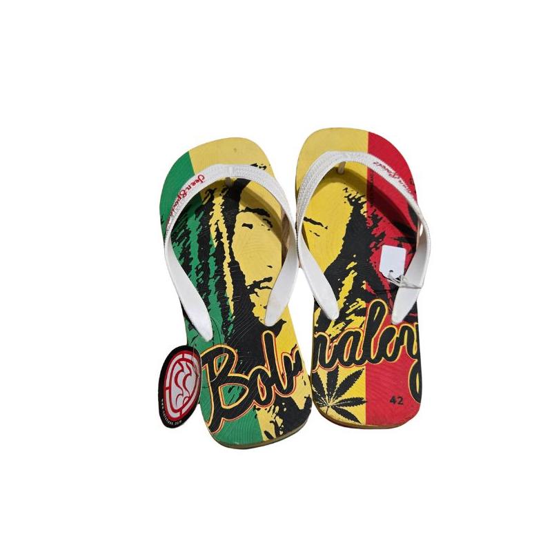 Bob Marley Flip Flops Hvid – Str. 42