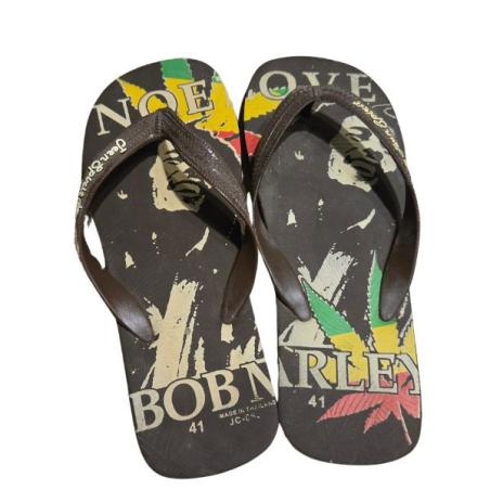 Bob Marley Flip Flops Brun – Str. 41