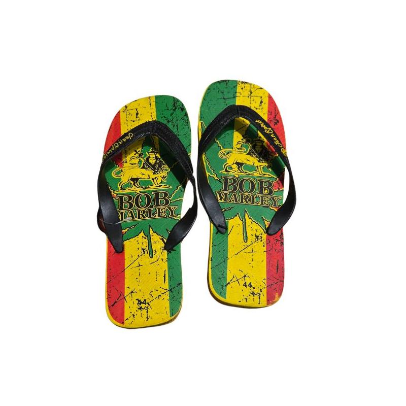 Bob Marley Flip Flops – Vintage Rasta