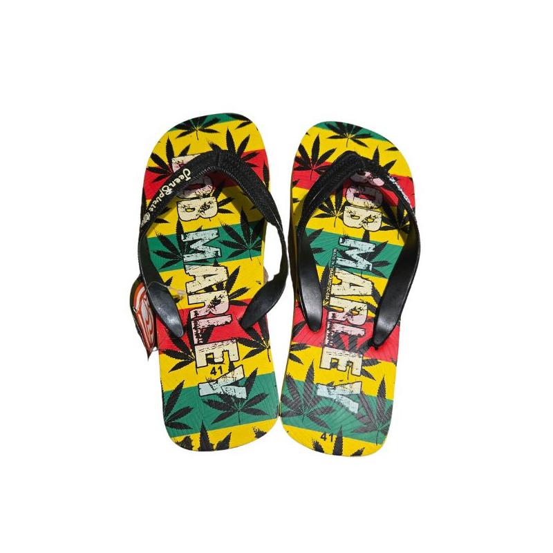 Bob Marley Flip Flops – Rasta Style