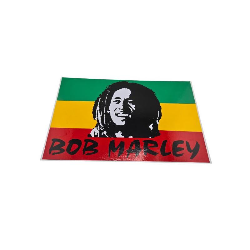Bob Marley Sticker 25,5 x 17 cm Rasta