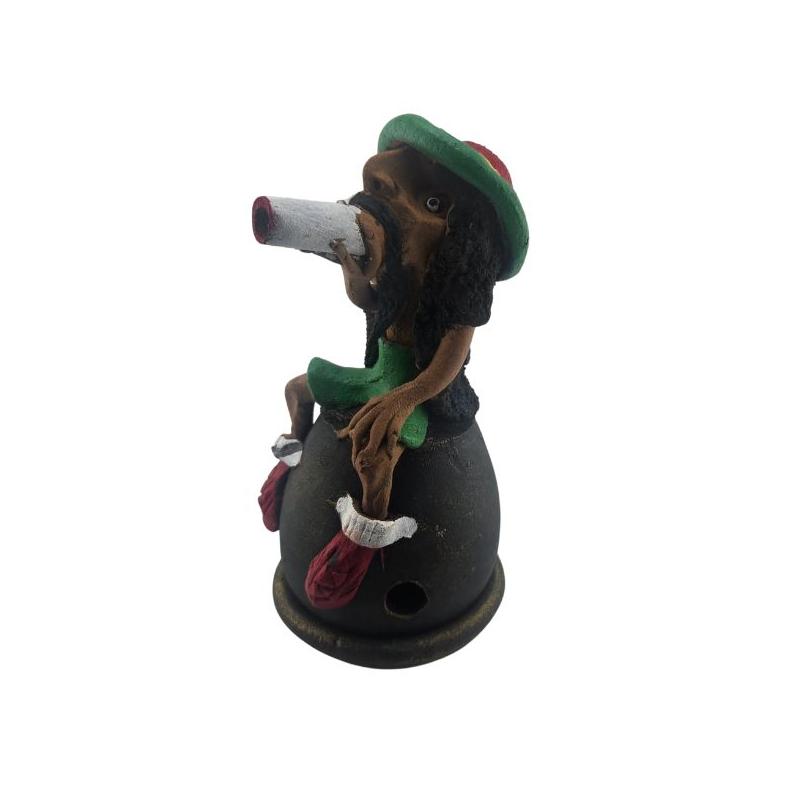 Rasta Røgelsesholder – 21 cm – Til Røgelseskegler Rasta Røgelsesholder – 21 cm – Til Røgelseskegler