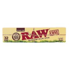 RAW Organic Hemp Cones 1¼ – 32 Cones