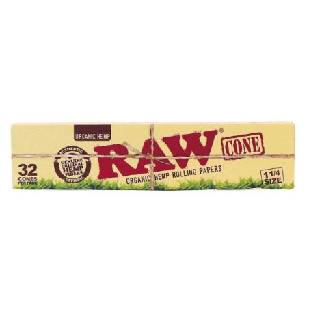 RAW Organic Hemp Cones 1¼ – 32 Cones