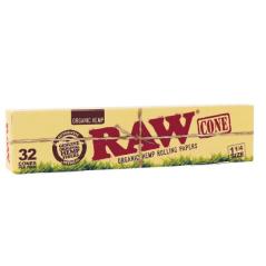 RAW Organic Hemp Cones 1¼ – 32 Cones
