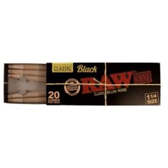 RAW Black Cones 1¼ – 20 stk.