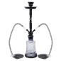Vandpibe 58cm Sort 2 Slanger Vandpibe 58cm Sort 2 Slanger