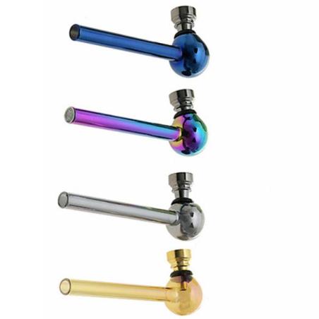 Farvet Glaspibe Heroes 12 cm