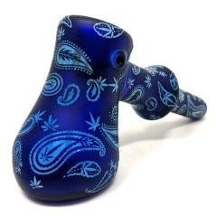 Dogg Lbs Blue Bandana Hammer Glaspibe 6