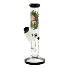 Grace Glas Leaf Goddess Straight Bong 36 cm