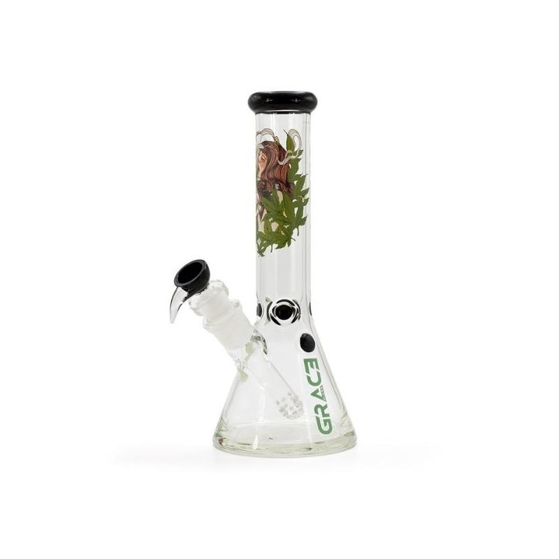 Grace Glas Leaf Goddess Beaker Bong 36 cm