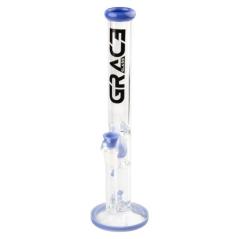 Grace Glas Blå Percolator Bong 43 cm