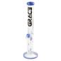 Grace Glas Blå Percolator Bong 43 cm