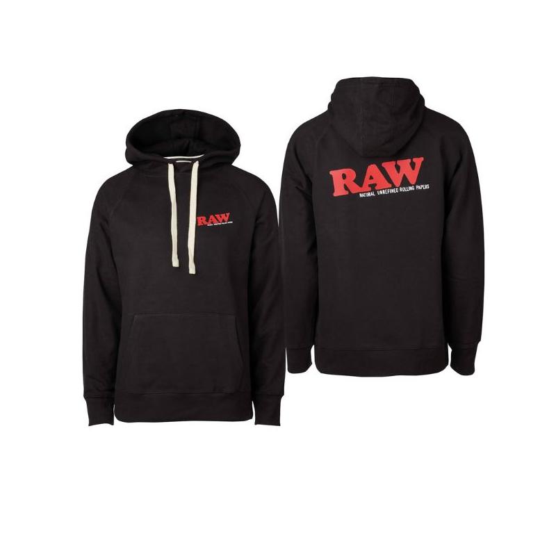 RAW Logo Hoodie – Sort Hættetrøje RAW Logo Hoodie – Sort Hættetrøje