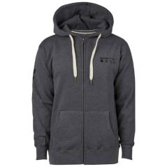 Rolling Papers Hoodie med Lynlås – Mørkegrå
