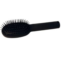 Sort Buddies Hairbrush Safe hårbørste i plast med skruelåg i enden af håndtaget