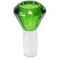 Diamantformet Glashoved 18.8mm Grøn