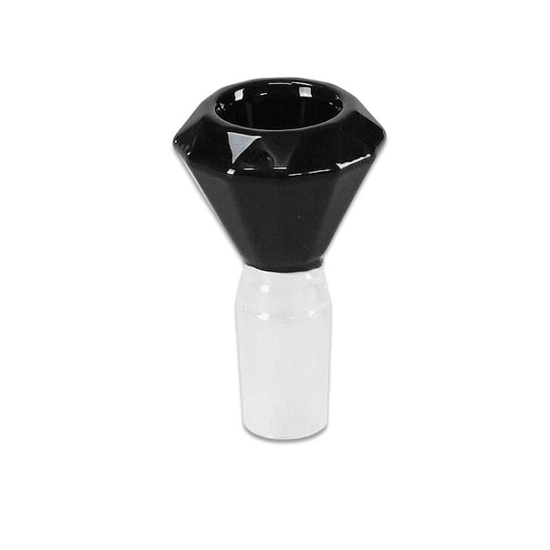 Diamantformet Glashoved 18.8mm Sort Diamantformet Glashoved 18.8mm Sort
